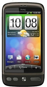 HTC Desire Verizon Wireless ADR6275 Black Smartphone Camera Android 3G - Picture 1 of 3