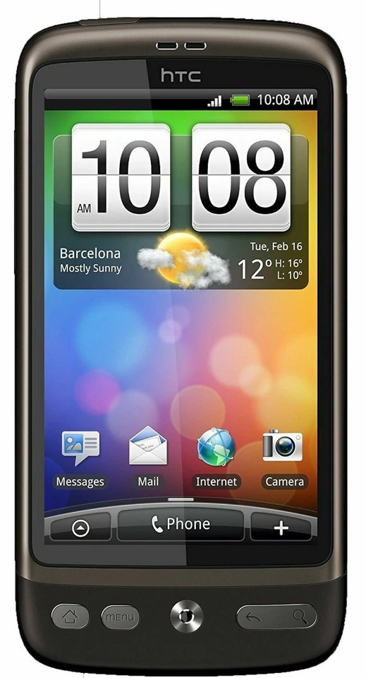 HTC Desire Verizon Wireless ADR6275 Black Smartphone Camera Android 3G - Image 1 of 3