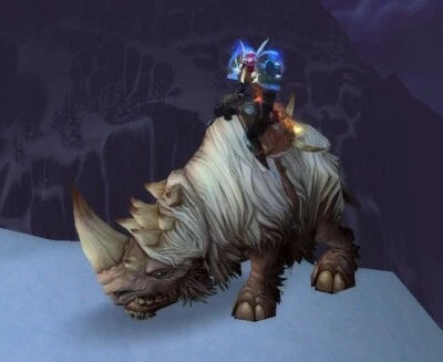 Wooly White Rhino | World of Warcraft | WoW | Reittier | TCG | Retail - Bild 1 von 4