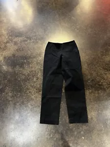 Brunello Cucinelli Black Cotton Slacks 38 2 - Picture 1 of 7