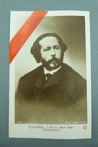 Carte postale de Édouard Lalo 1823-1892, compositeur Français. - Imagen 1 de 2