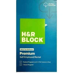 H&R Block 2022 Steuersoftware Premium Selbstständig/Miete PC/Mac Download - Bild 1 von 1