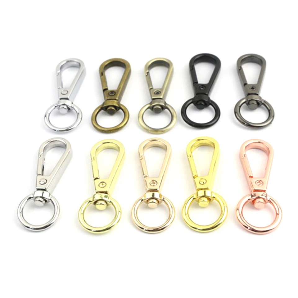 Bag Clasps Keychains Lobster Swivel Trigger Clips Spring Hooks For Strapping - Image 1 of 4