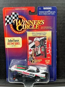 1/64 WINNERS CIRCLE JOHN FORCE 1993 CHAMPIONSHIP CASTROL GTX OLDSMOBILE WHITE - Picture 1 of 2
