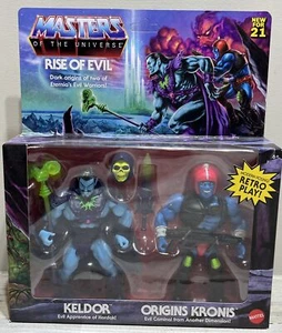 Mattel MOTU Masters Of The Universe He-Man Rise of Evil Keldor & Origins Kronis - Picture 1 of 6