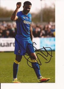 AFC.WIMBLEDON * TOM SOARES SIGNED 6x4 ACTION PHOTO+COA  - Picture 1 of 1