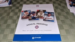 1997 Baseball HOF Induction Program Lasorda Fox Wells Niekro - Picture 1 of 1