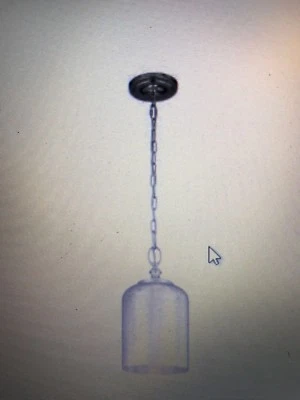 Mini pingente de luz Feiss P1320PN Hounslow em níquel polido - Imagem 1 de 2