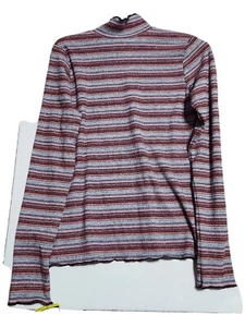 NUEVO CON ETIQUETAS Camisa Mangas Largas Clase de Arte Niñas a Rayas Falsa de Cuello Larga Extra Grande 14/16 - Imagen 1 de 4