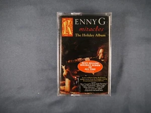KENNY G - MIRACLES The Holiday Album CASSETTE STILL SEALED HYPE STICKERS - Picture 1 of 3