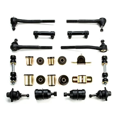 Black Poly Front Suspension Rebuild Kit Fits 1975 - 1979 Chevrolet Chevy II Nova - Image 1 of 4
