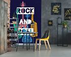 3D Music Guitar N484 Wallpaper Wall Mural Removable Self-adhesive Sticker Eve