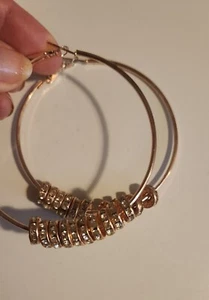 Creolen Rosegold. Modeschmuck  - Bild 1 von 10