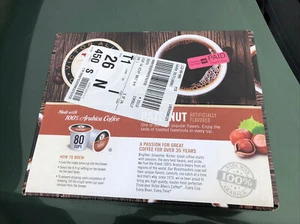(QTY of 80) Victor Allen’s Coffee K - Cups Hazelnut Medium Roast Coffee - Picture 1 of 2