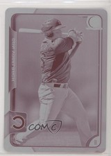 2015 Bowman Chrome Prospects Printing Plate Magenta 1/1 Daniel Vogelbach Dan i5q