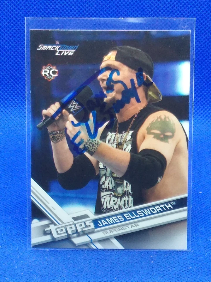AUTOGRAPH James Ellsworth 2017 Topps WWE Smack Down Live RC #147 - Image 1 of 2
