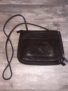 Fossil Brown Leather Crossbody Bag purse with Built-in Wallet - Picture 1 of 7