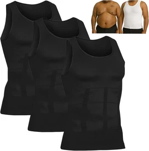 Selure Shaping Tank Men, Big and Tall, Vest Tummy Tightening for Workout - Picture 1 of 58