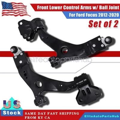 Brazos de control inferiores delanteros con juego de rótula de 2 K622906 para Ford Focus 2012-2020 Foto 1 de 4