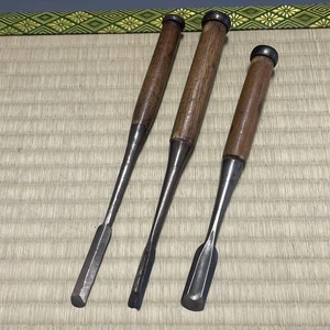 Maru Nomi Sotomaru japanischer langer Stechbeitel #335 geschnitzte Skulptur Zimmermann Holzarbeit - Bild 1 von 19