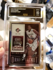 2015 Panini Contenders Draft Kawhi Leonard 80/99 Draft Ticket - Picture 1 of 5