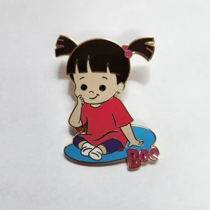 2002 Vintage Disney Pixar Pin Badge Pixar Monsters Inc. Boo Sitting Pin Enamel - Picture 1 of 1