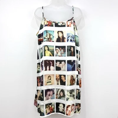 Vestido sin Mangas Forever 21 Maripol Polaroid Para Mujer 1X Artístico Fiesta Retro Gráfico RARO Foto 1 de 4