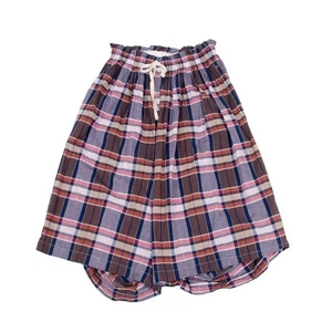 tricot COMME des GARCONS Washed Cotton Check Dropped Crotch Pants Size S-M(K-... - Picture 1 of 12