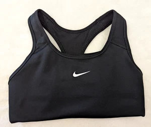 Reggiseno sportivo Nike Dri Fit taglia XS nero racerback 1 pezzo pad 1090 - Foto 1 di 3