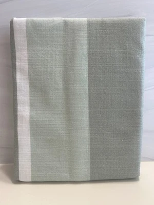 Cortina de ducha cápsula West Elm 72x74 azul agua dulce nueva sin etiquetas Foto 1 de 4