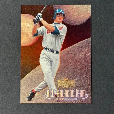 Metal Universe All-Galactic Team 1998 #3AGT Chipper Jones Atlanta Braves Foto 1 de 2