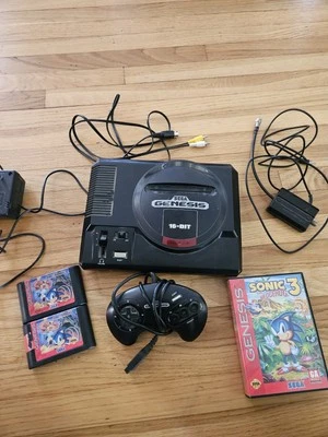 Sega Genesis System Model 1 Console 16 Bit Model 16000 - Image 1 of 4