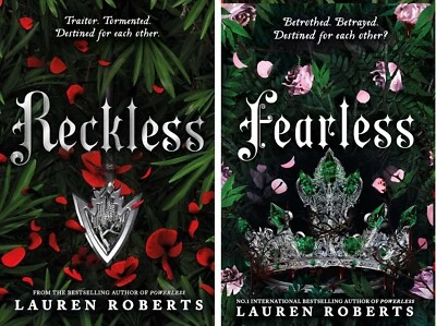 Lauren Roberts 2 Books Set: Reckless and Fearless (English, Paperback) - Image 1 of 4