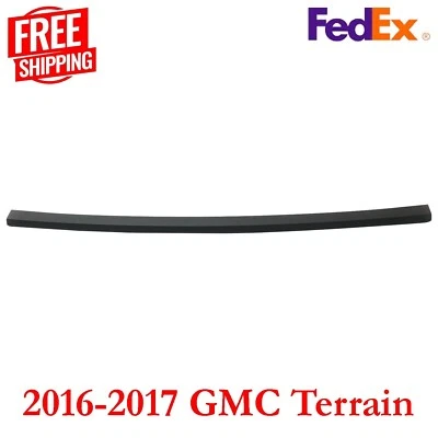 Fits GMC Terrain Bumper Trim For 2016-2017 Front Black GM1044129 23475983 - Image 1 of 4