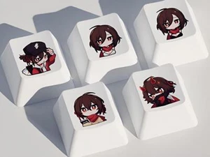 Yuki Aim gaming keyboard Keycaps Polar 65 keyboard Katana Edition - Picture 1 of 8
