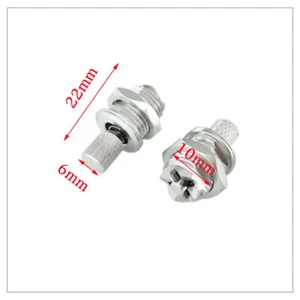 1 Pair  Aluminum Cowl Lock Push Button Latch Locks For RCModel 22x10mm 42x12mm - Picture 1 of 6