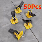 50-100Pcs Tile Leveling Spacer Wall Flooring Levelling Clip System Wedges Pliers