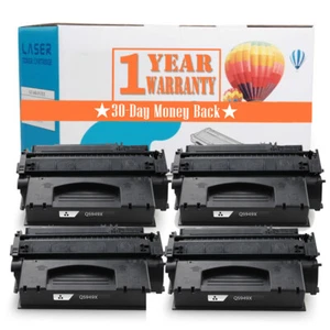 4-pak kasety z czarnym tonerem Q7553X 53X do wielofunkcyjnego HP LaserJet P2015 P2015dn M2727 - Zdjęcie 1 z 5