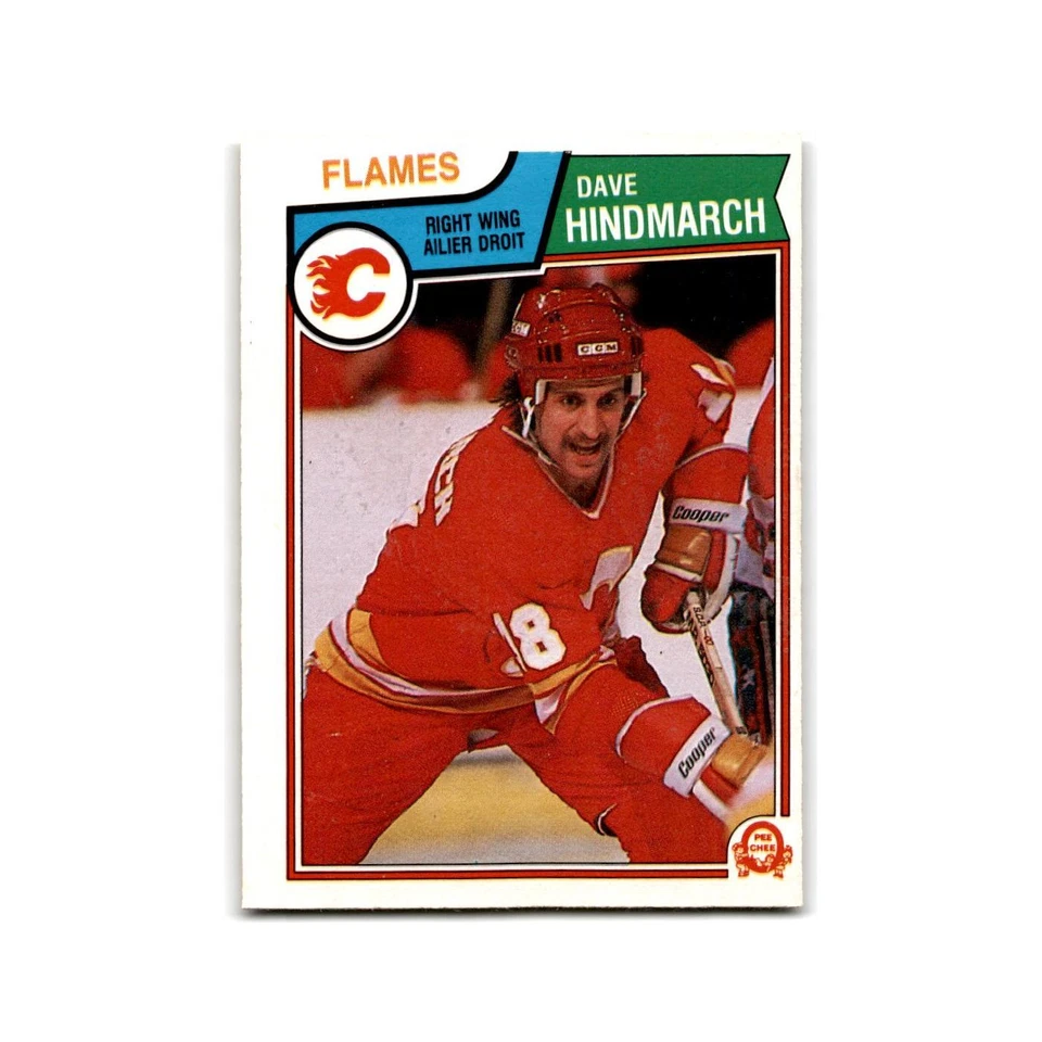 1983 O-Pee-Chee Dave Hindmarch RC Calgary Flames #82 - Image 1 of 3