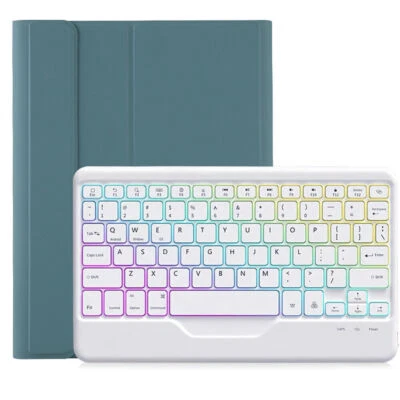 Backlit Keyboard Mouse With Case Cover For iPad 6/7/8/9/10th Gen Air 4 5 Pro 11 - Image 1 of 4