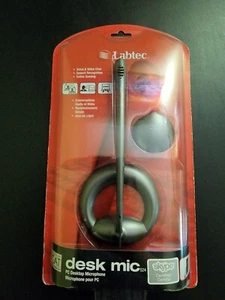 LABTEC PC DESKTOP MICROPHONE DESK 🔥 MIC 524 New In Box Skype Certified - Picture 1 of 2