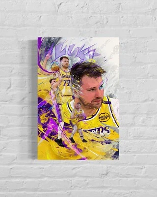 Luka Doncic NEW | LA Lakers | Luka Magic | Sports Wall Art | Canvas - Image 1 of 4