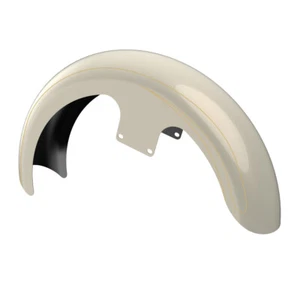 Morocco Gold Pearl 21'' Wrapper Hugger Front Fender Pinstripe Fits Harley 09+ - Picture 1 of 3