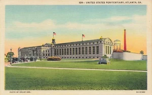 Postcard United States Penitentiary Atlanta Georgia GA 1945 - Picture 1 of 2