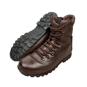 British Army Brown Leather Altberg Defender Combat Boots - Various Sizes - Picture 1 of 4