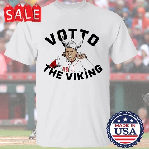 Joey Votto #19 Cincinnati Reds The Viking T-Shirt Gift Unisex Gift Fans S-3XL Cover