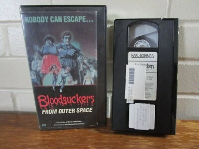 Bloodsuckers From Outer Space - VHS Tape - Lorimar 1986 *Ex Rental* Hard Shell  - Image 1 of 4