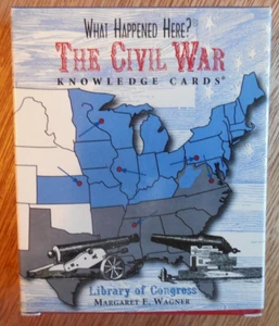 NEW Pomegranate "What Happened Here?" THE CIVIL WAR Knowledge Cards - Picture 1 of 2