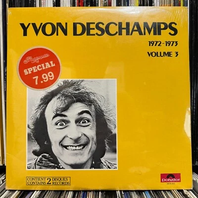 YVON DESCHAMPS - VOLUME 3 (1972-1973) (VINYL 2LP) 1978  RARE!!  POLYDOR 2679 052 - Image 1 of 2