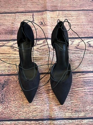 Topshop Puntera Punta Punta, Correa al Tobillo Tacones Talla 40 Foto 1 de 4